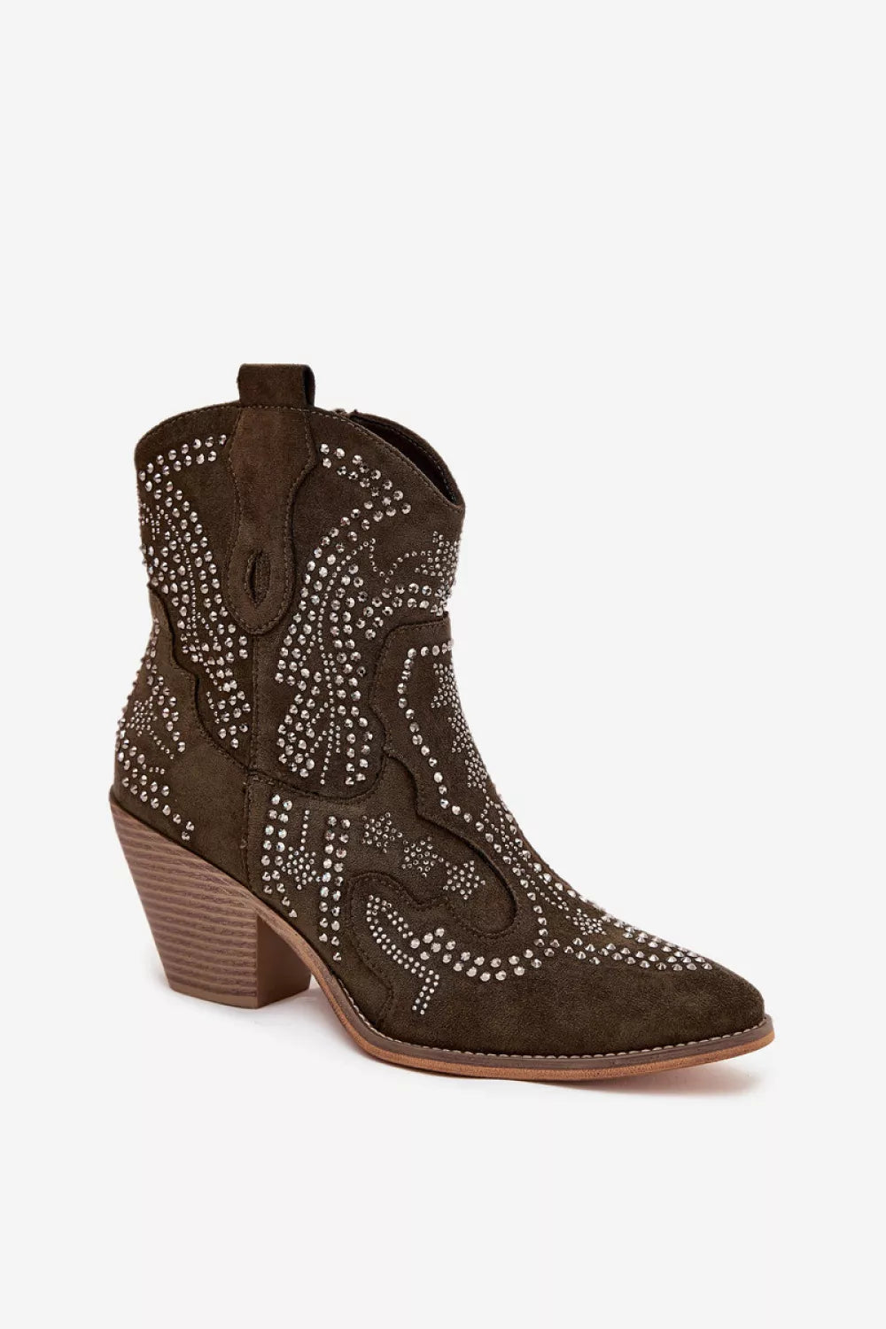 Auliniai batai su kulnu, modelis 218511 Step in style