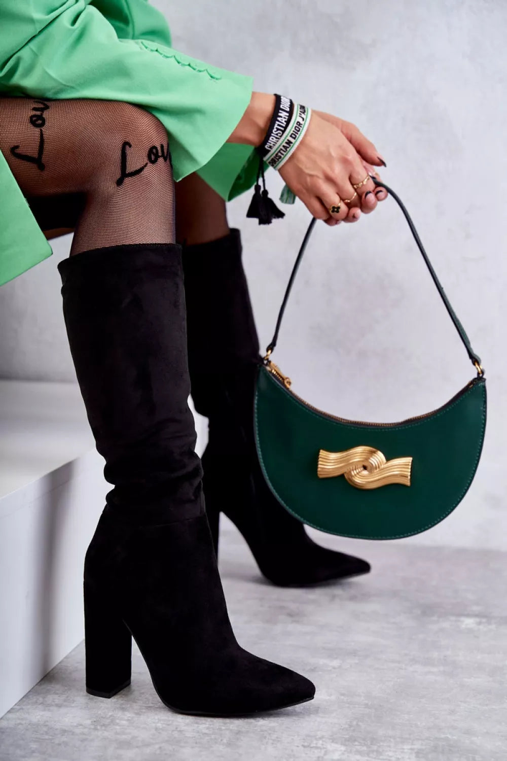 Auliniai batai su kulnais, modelis 173775. Ženkite į stilių.