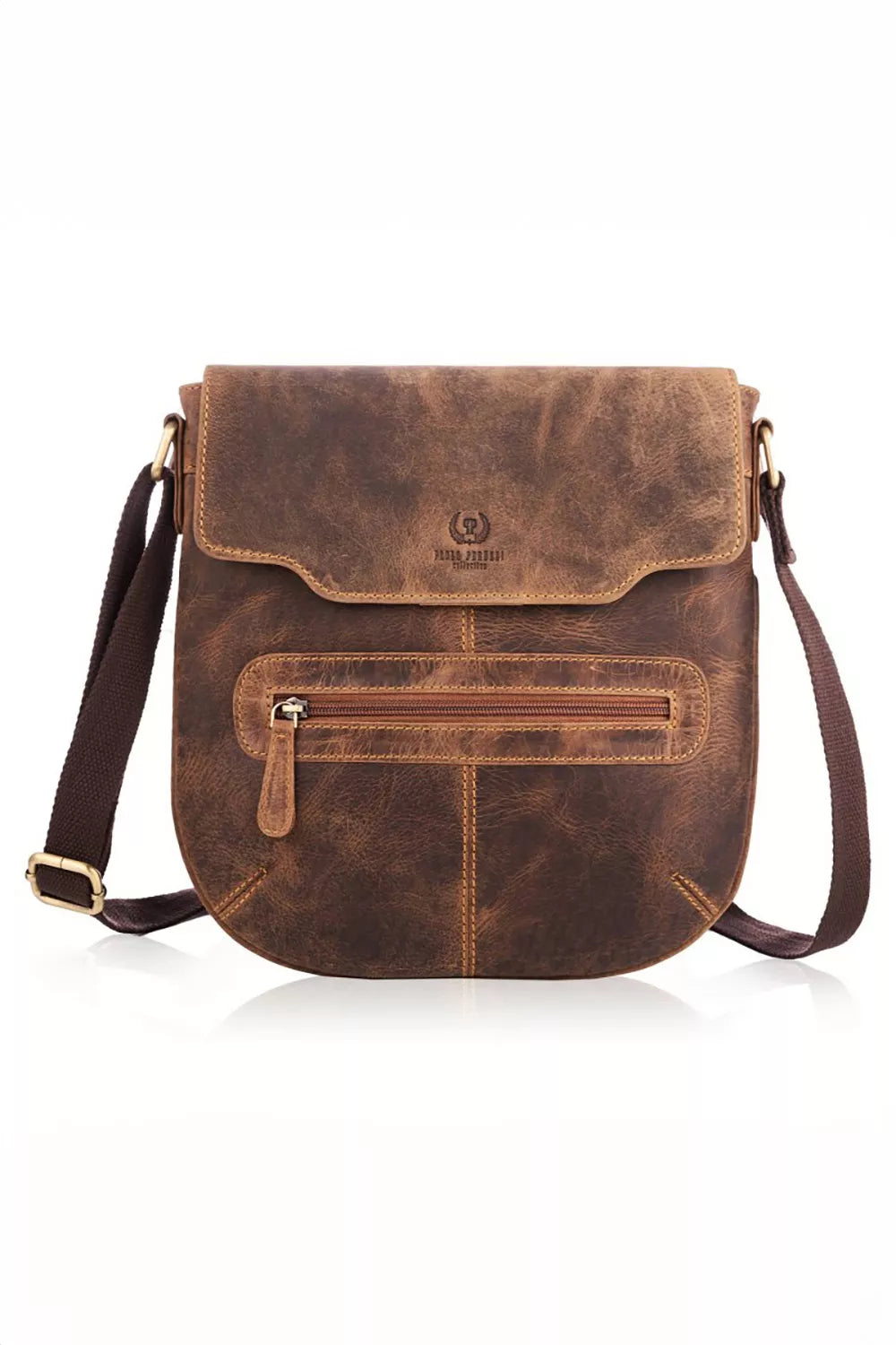 Natūralios odos rankinukas, modelis 191537, „Galanter“