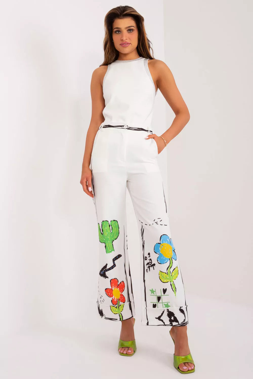 Moteriškos kelnės, modelis 196578, Italy Moda