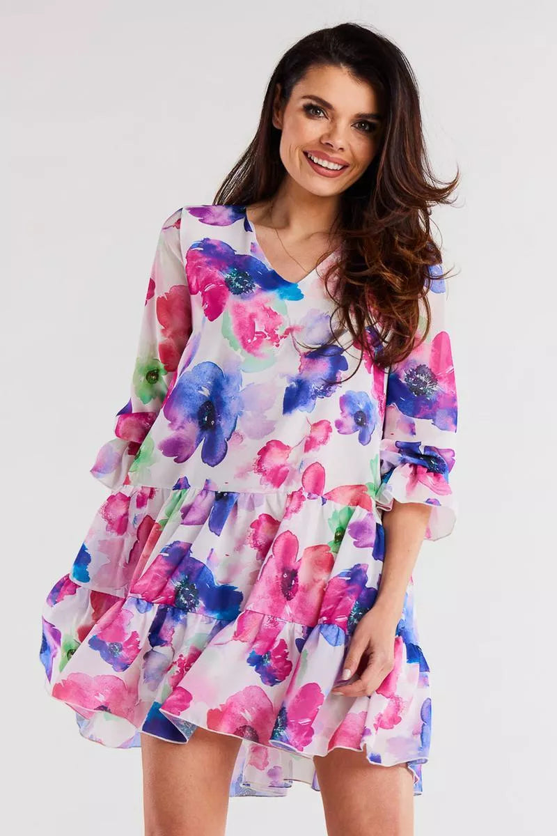 Dieninė suknelė, modelis 196713 awama Didmeninė prekyba drabužiais internetu, moteriška mada, avalynė, apatinis trikotažas – Matterhorn