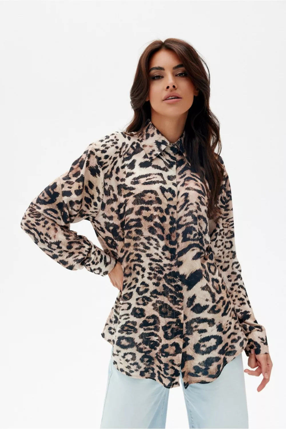 Marškiniai ilgomis rankovėmis, modelis 199483, „Roco Fashion“