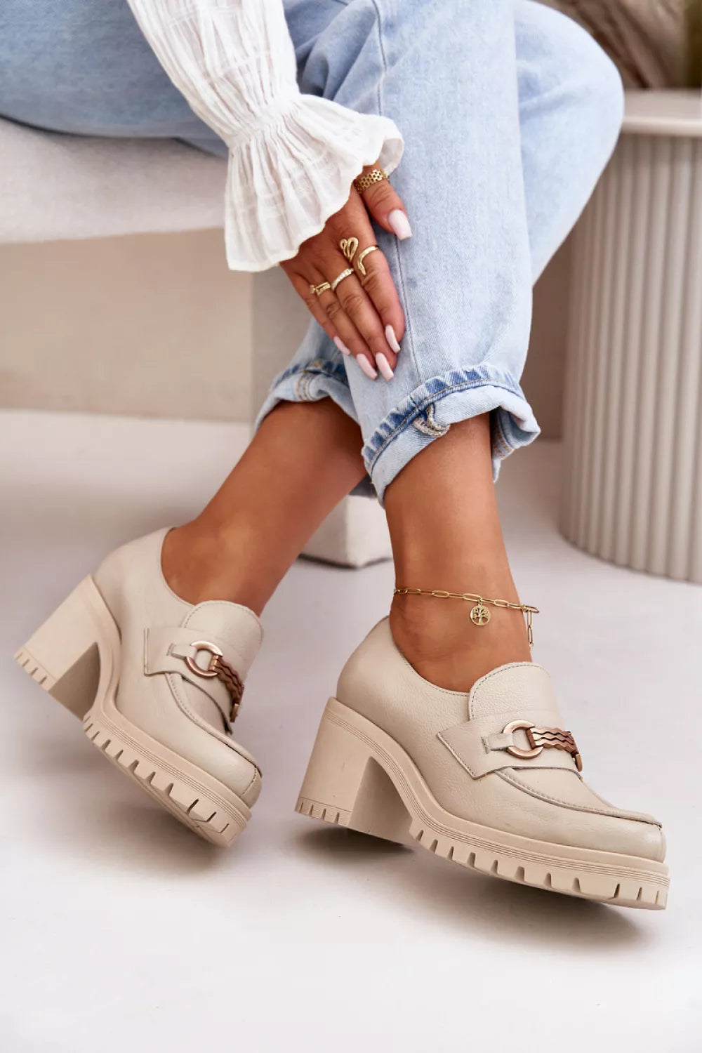 Žemi bateliai su kulniukais, modelis 199811 – ženkite į stilių