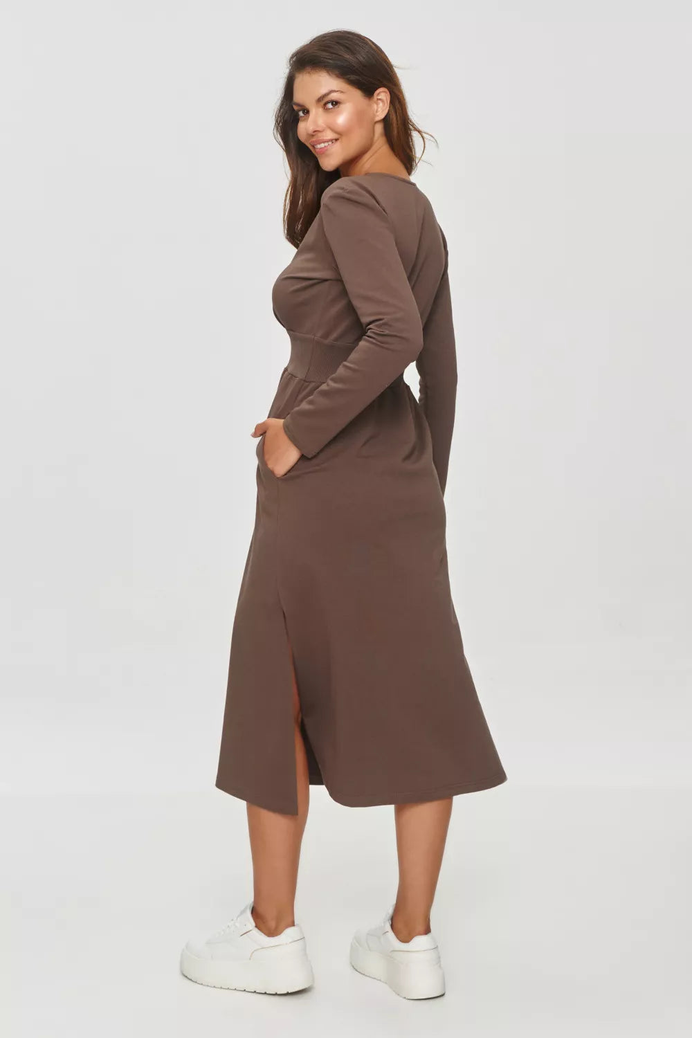 Dieninė suknelė modelis 200038 Makadamia