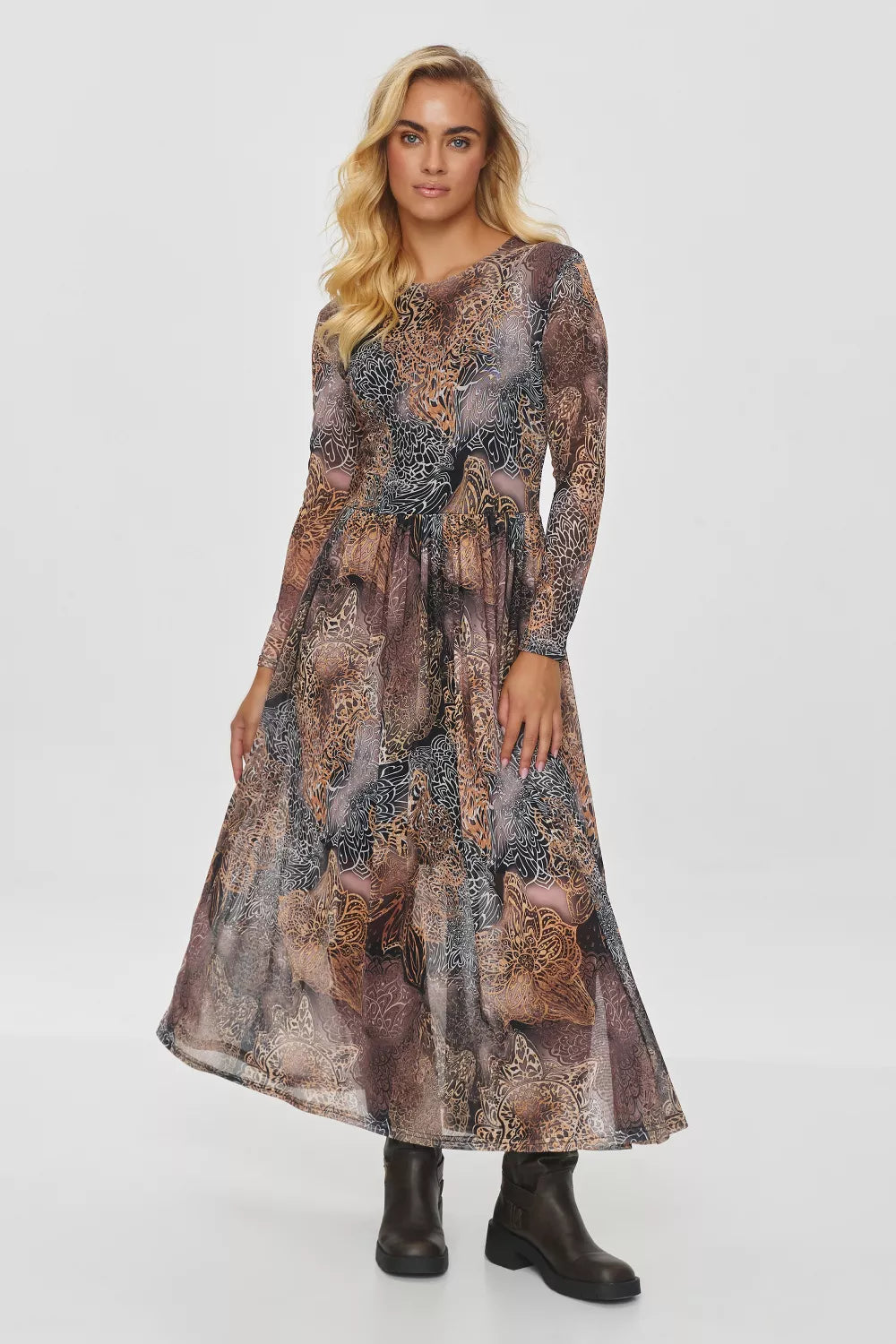 Dieninė suknelė modelis 200078 Makadamia