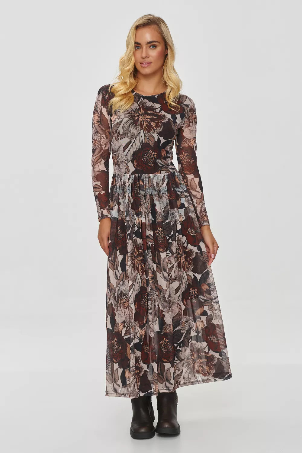 Dieninė suknelė modelis 200079 Makadamia