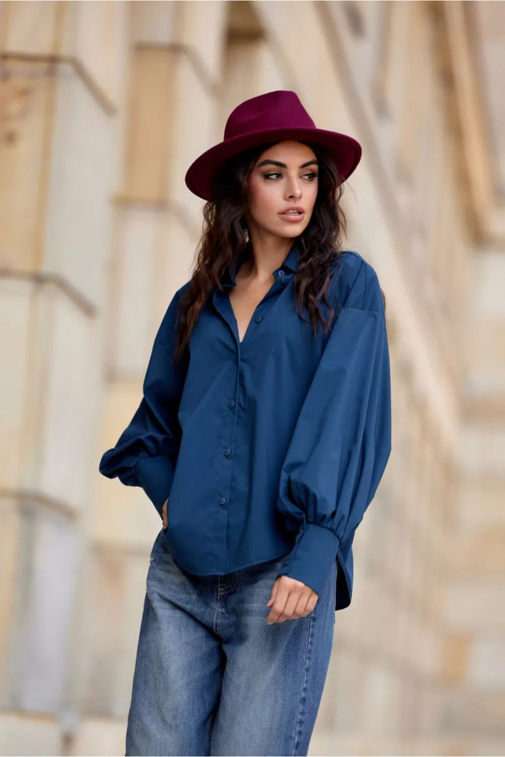 Marškiniai ilgomis rankovėmis modelis 200163 Roco Fashion