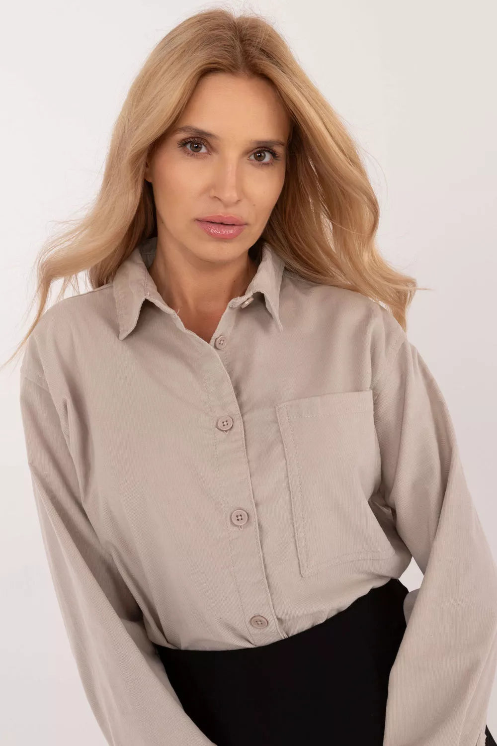 Marškiniai ilgomis rankovėmis, modelis 200434, Sublevel