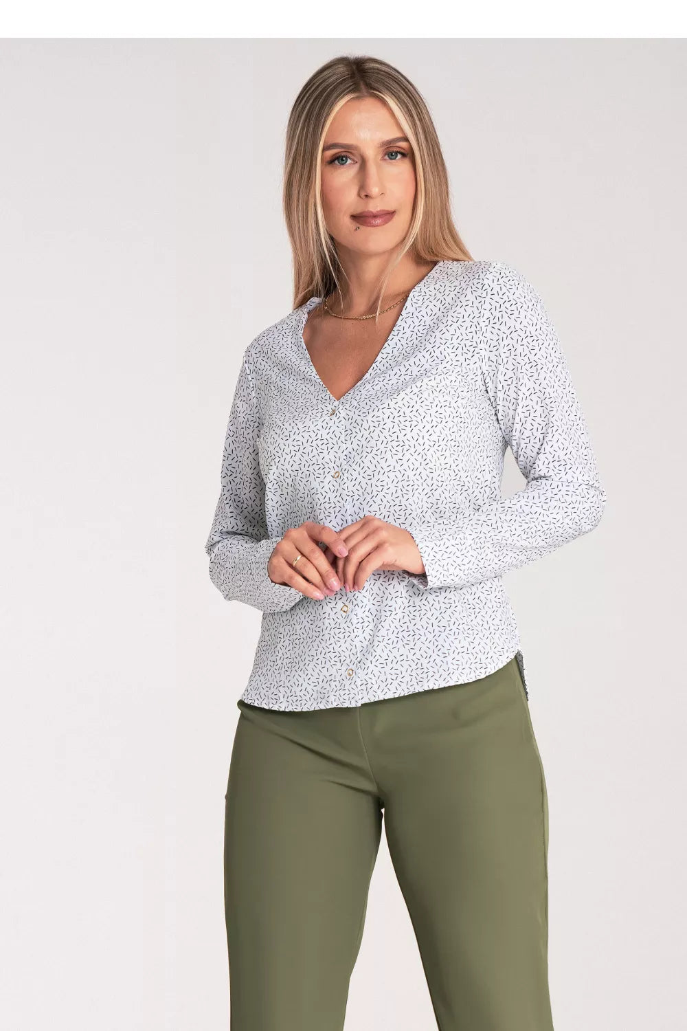 Marškinėliai ilgomis rankovėmis, modelis 201463, Figl