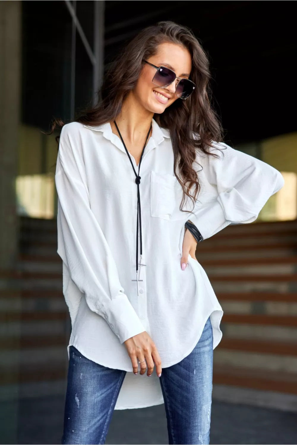 Marškiniai ilgomis rankovėmis, modelis 201513, Roco Fashion