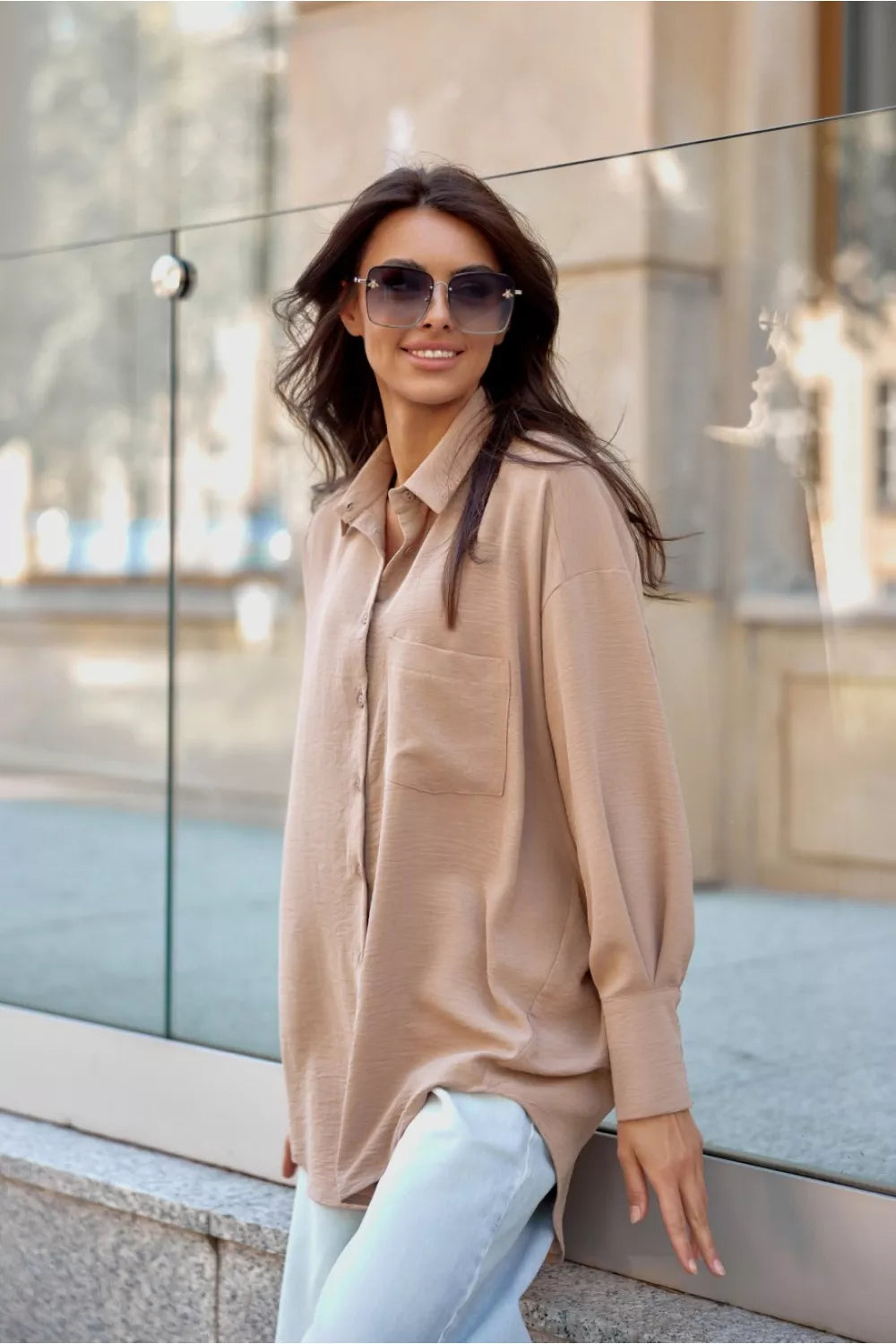Marškiniai ilgomis rankovėmis, modelis 201522, „Roco Fashion“