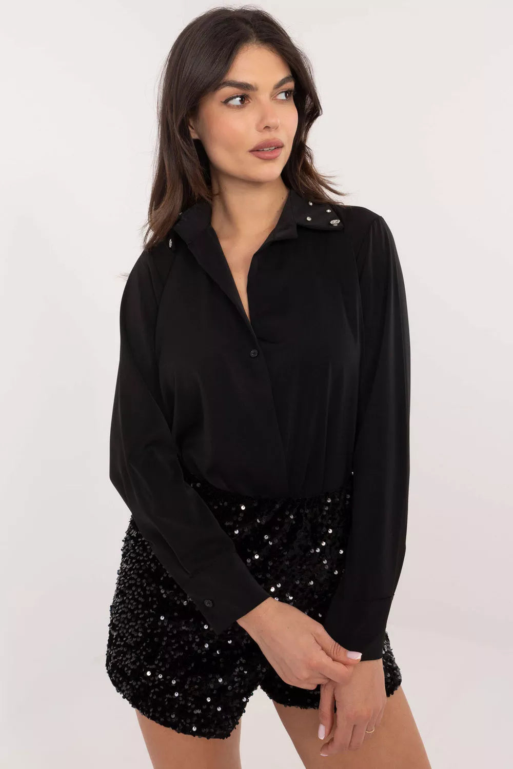 Marškiniai ilgomis rankovėmis, modelis 203102, Italy Moda