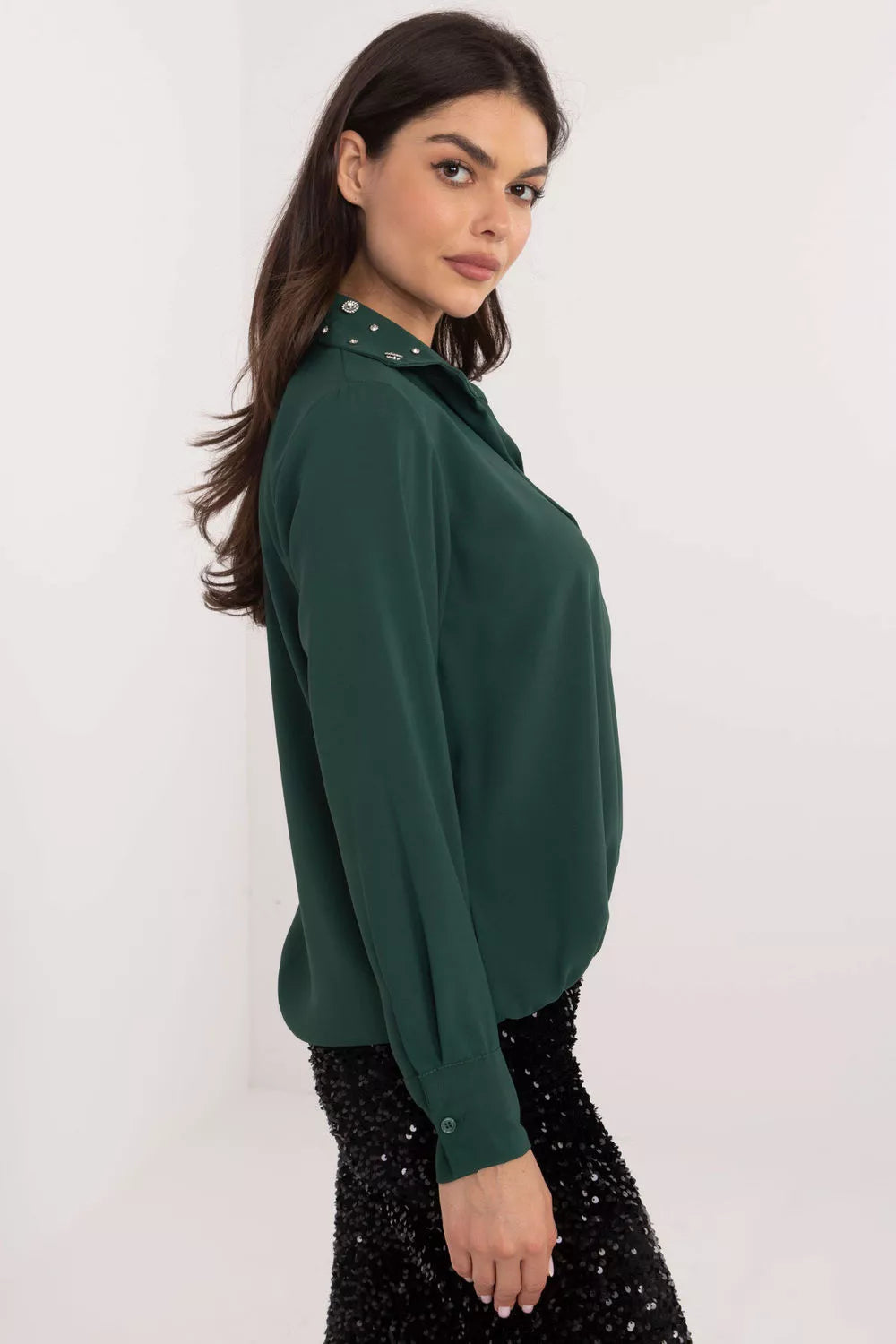 Marškiniai ilgomis rankovėmis, modelis 203103, Italy Moda