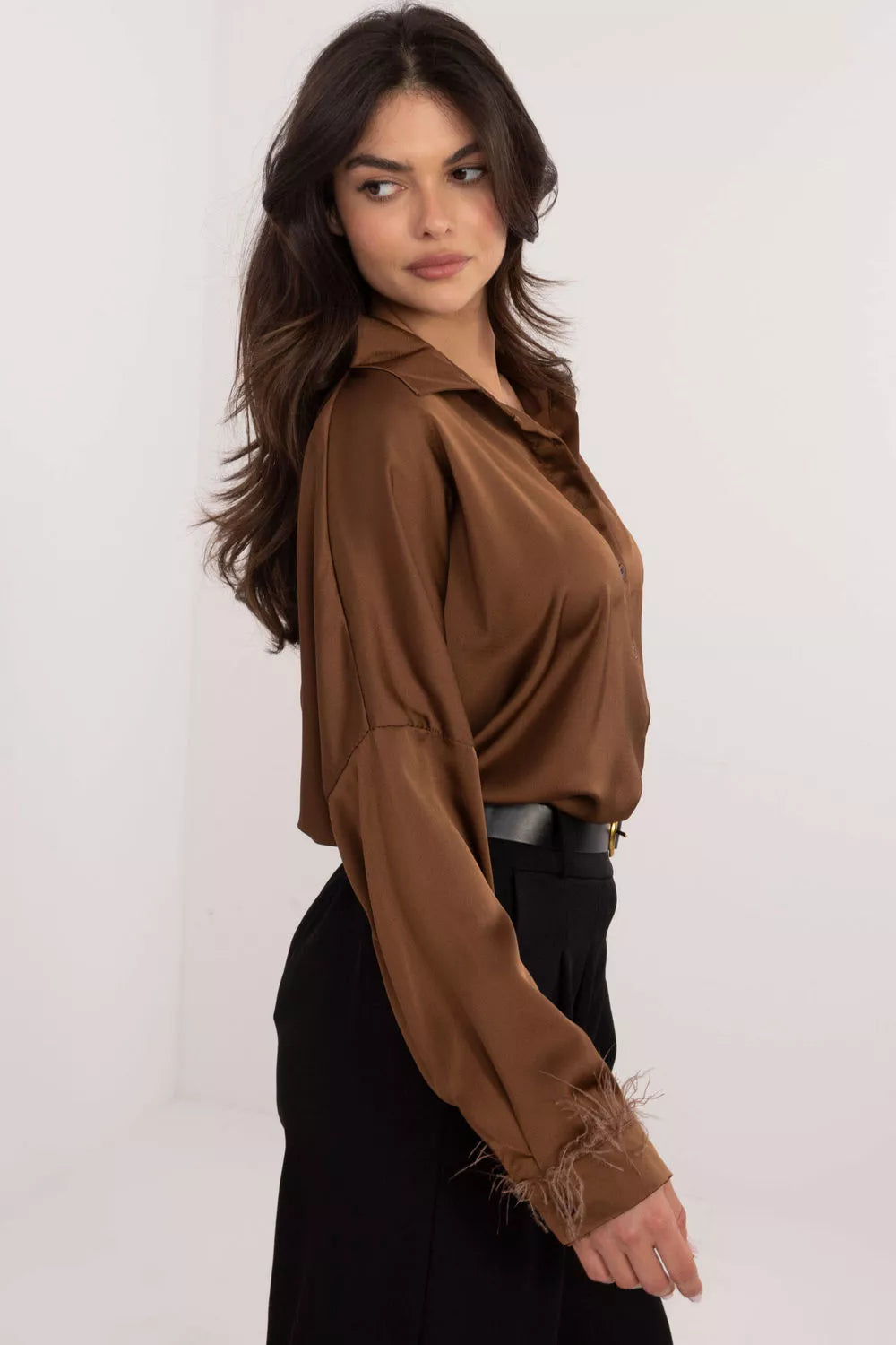 Marškiniai ilgomis rankovėmis, modelis 203104, Italy Moda