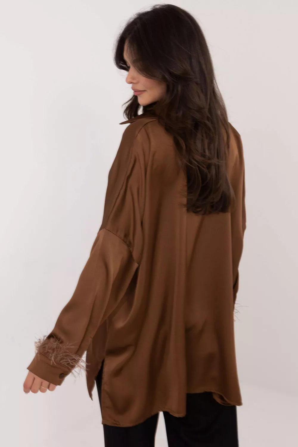 Marškiniai ilgomis rankovėmis, modelis 203104, Italy Moda