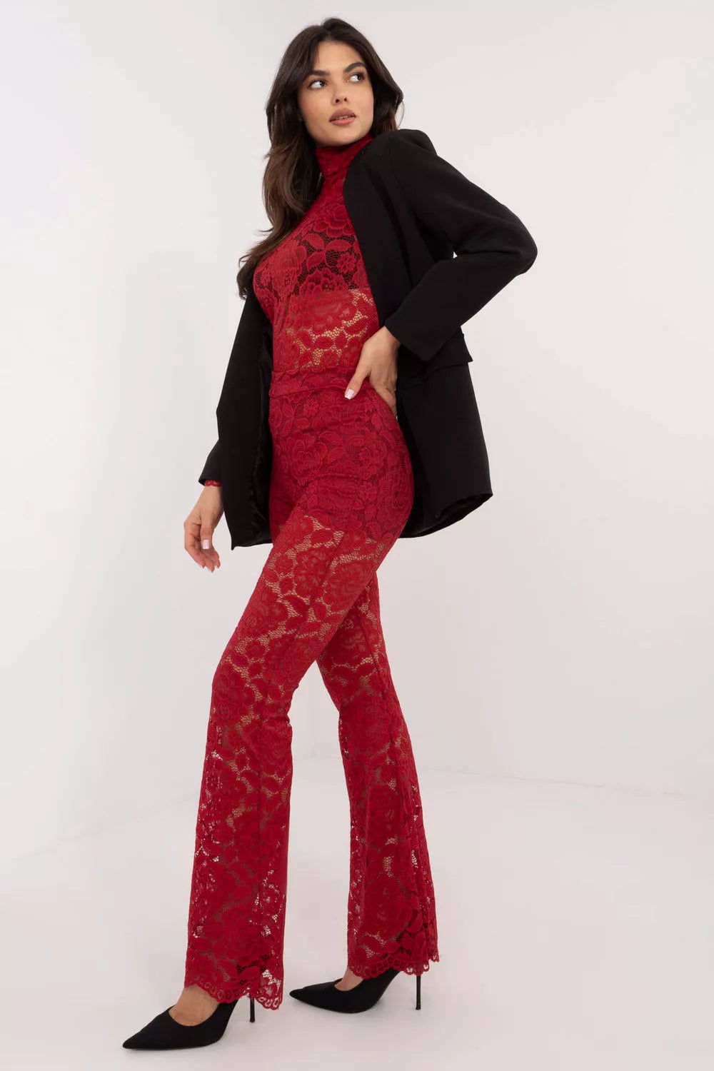 Nėriniai kelnės modelis 203158 Italy Moda