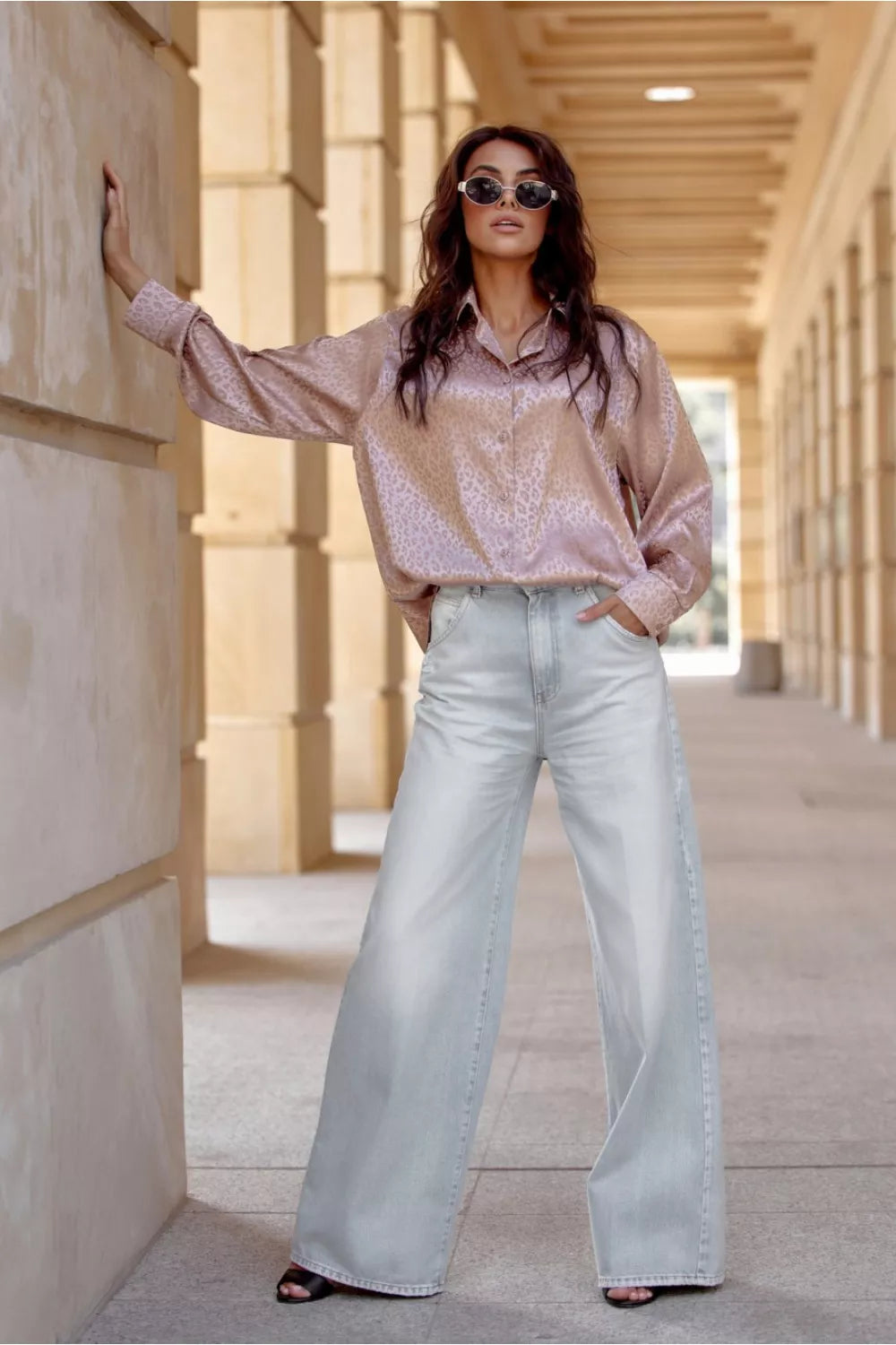 Marškiniai ilgomis rankovėmis, modelis 203286 Roco Fashion