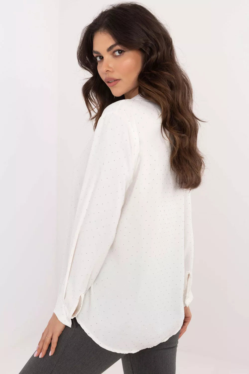 Marškiniai ilgomis rankovėmis, modelis 203311, Italy Moda