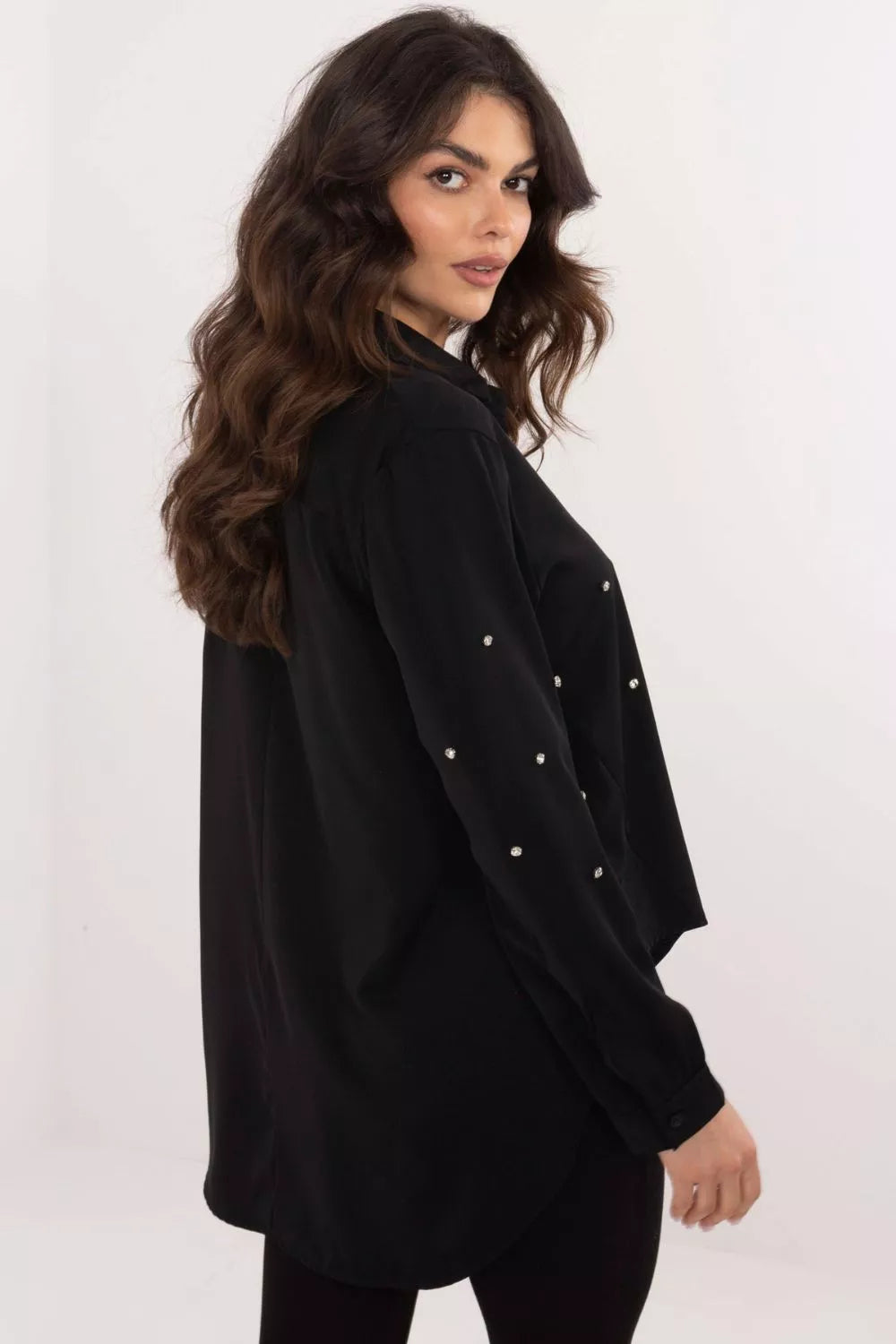 Marškiniai ilgomis rankovėmis, modelis 203328, Italy Moda