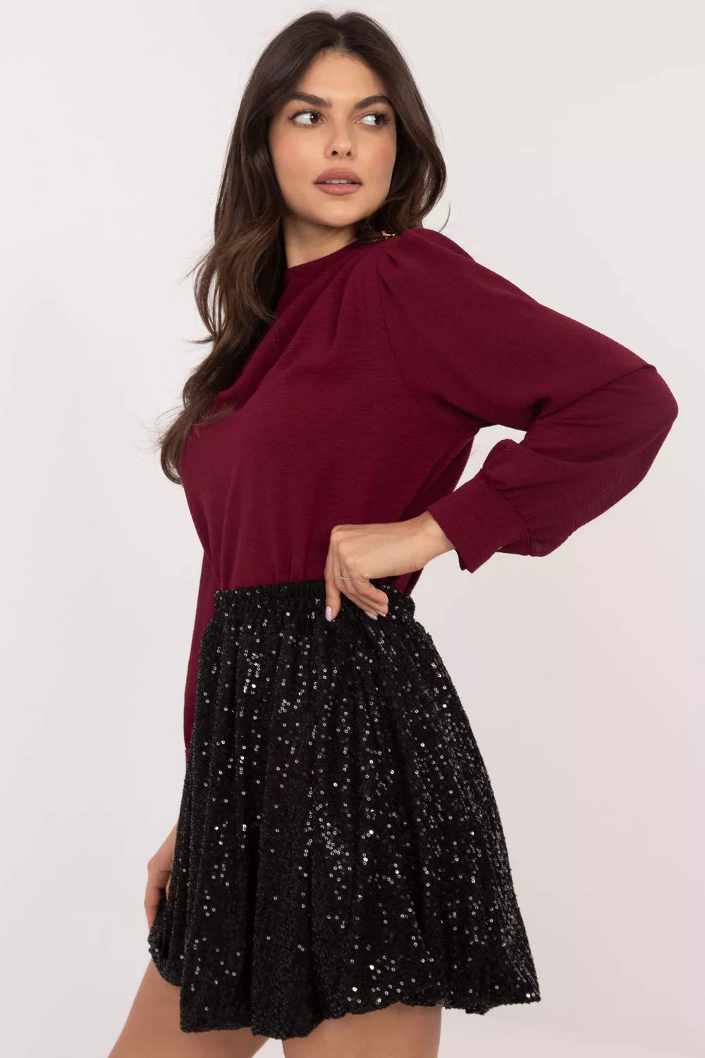 Trumpas sijonas, modelis 203773, Italy Moda