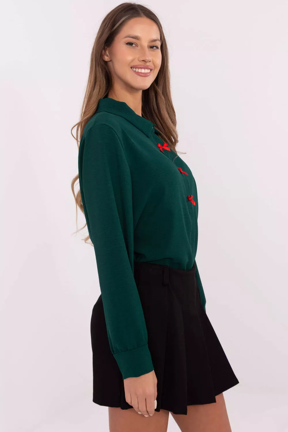 Marškiniai ilgomis rankovėmis, modelis 203946, Italy Moda