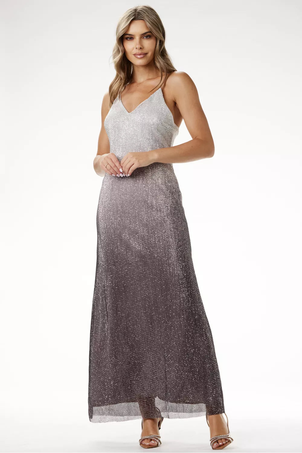 Ilga suknelė, modelis 204245, Awama