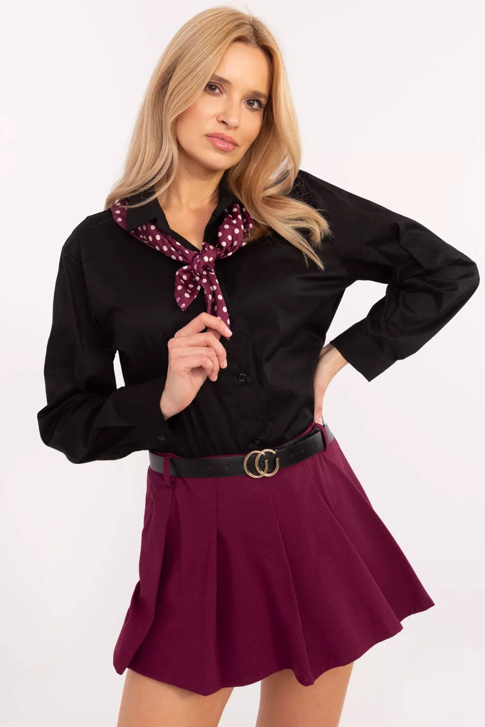 Marškiniai ilgomis rankovėmis, modelis 204362, Italy Moda