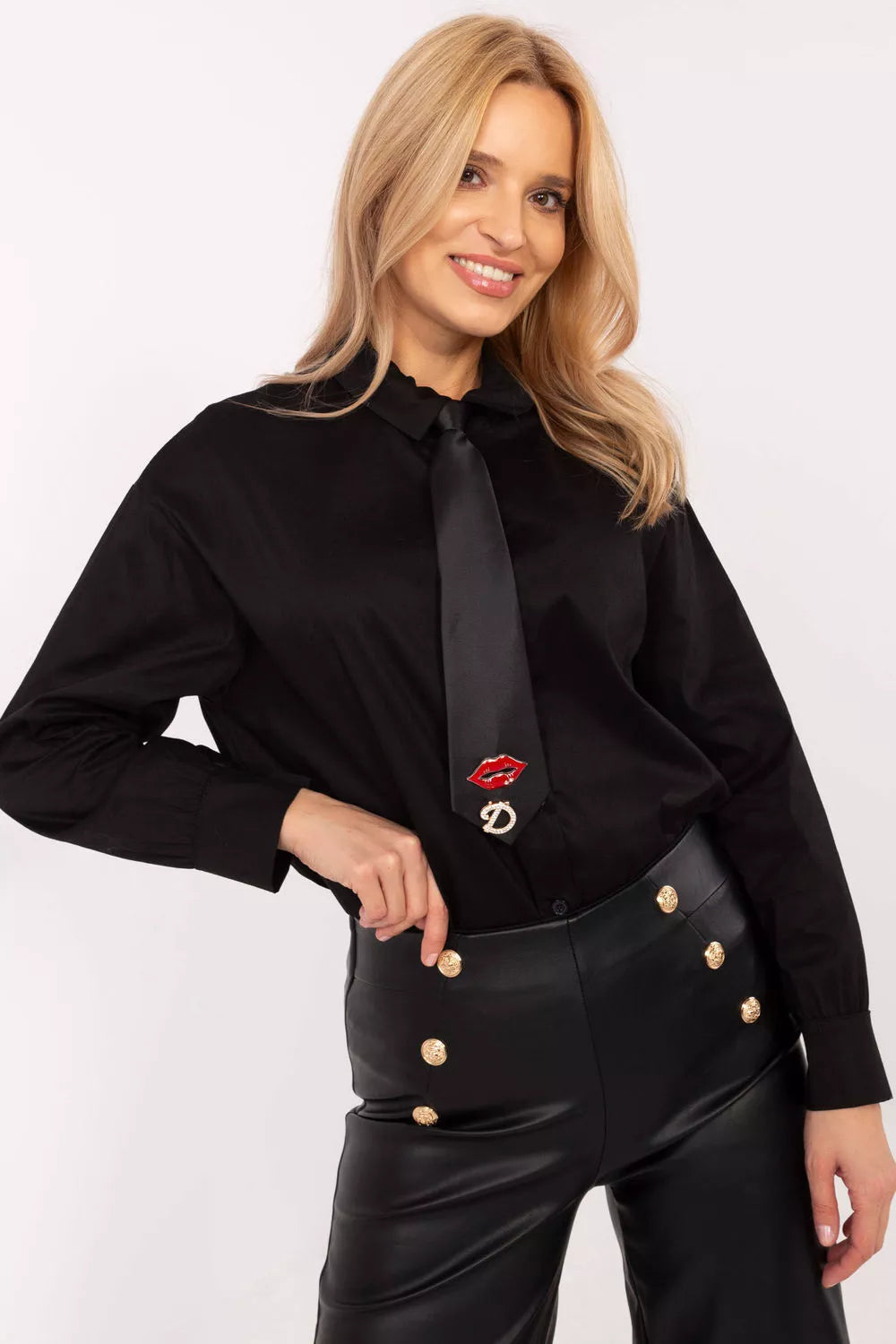 Marškiniai ilgomis rankovėmis, modelis 204364, Italy Moda