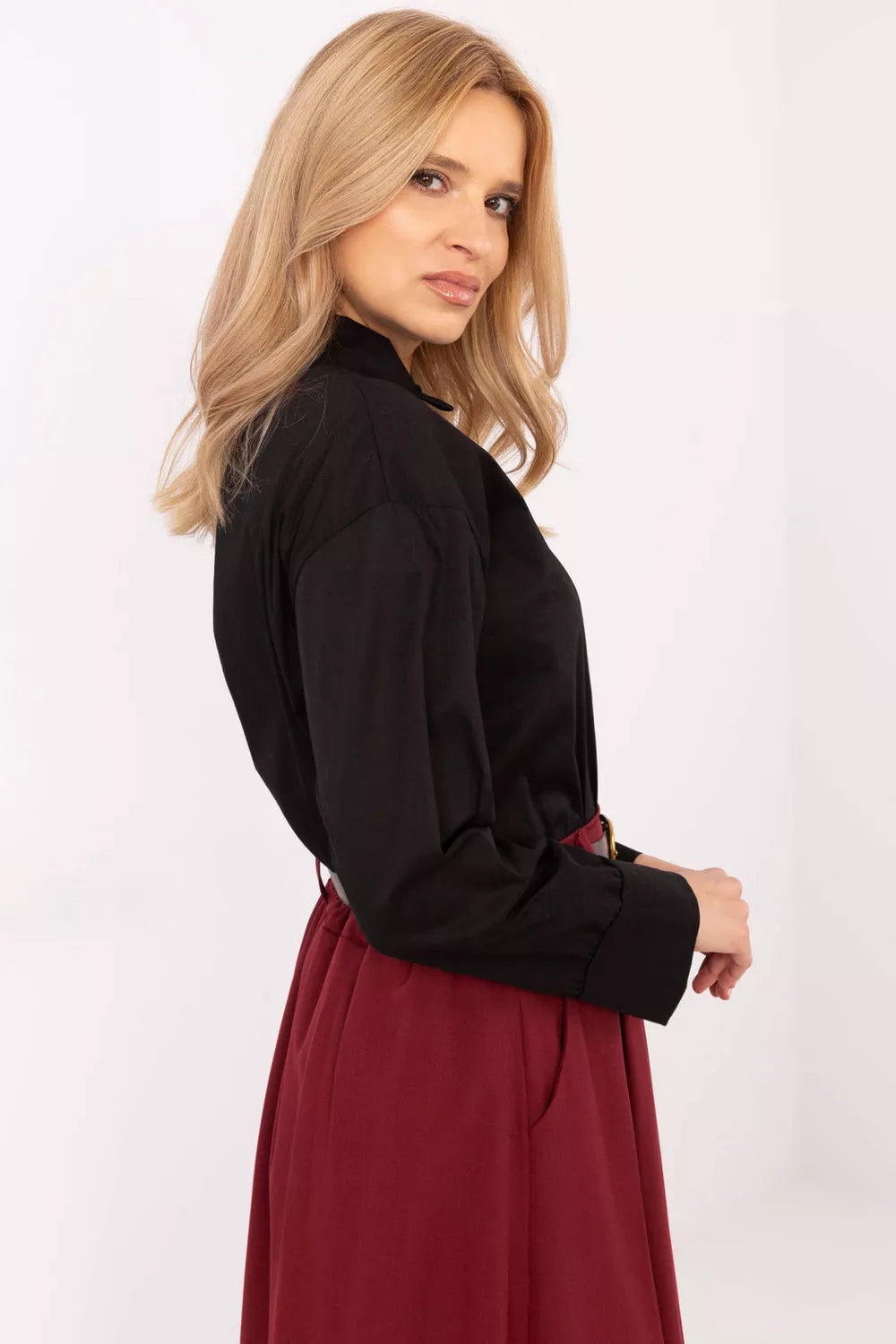 Marškiniai ilgomis rankovėmis, modelis 204367, Italy Moda
