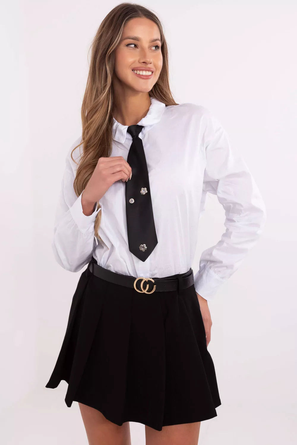 Marškiniai ilgomis rankovėmis modelis 204393 Italy Moda
