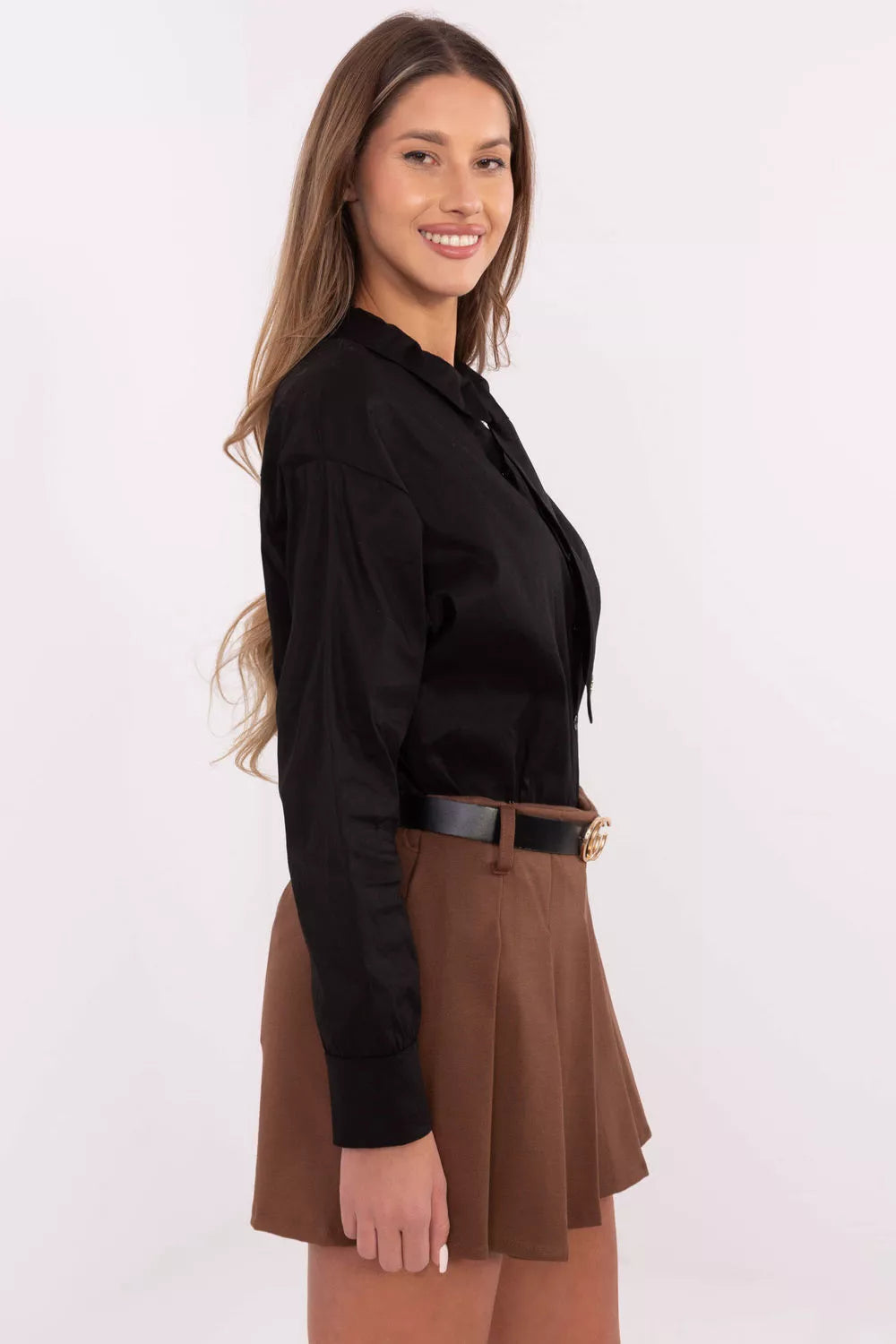 Marškiniai ilgomis rankovėmis, modelis 204397, Italy Moda