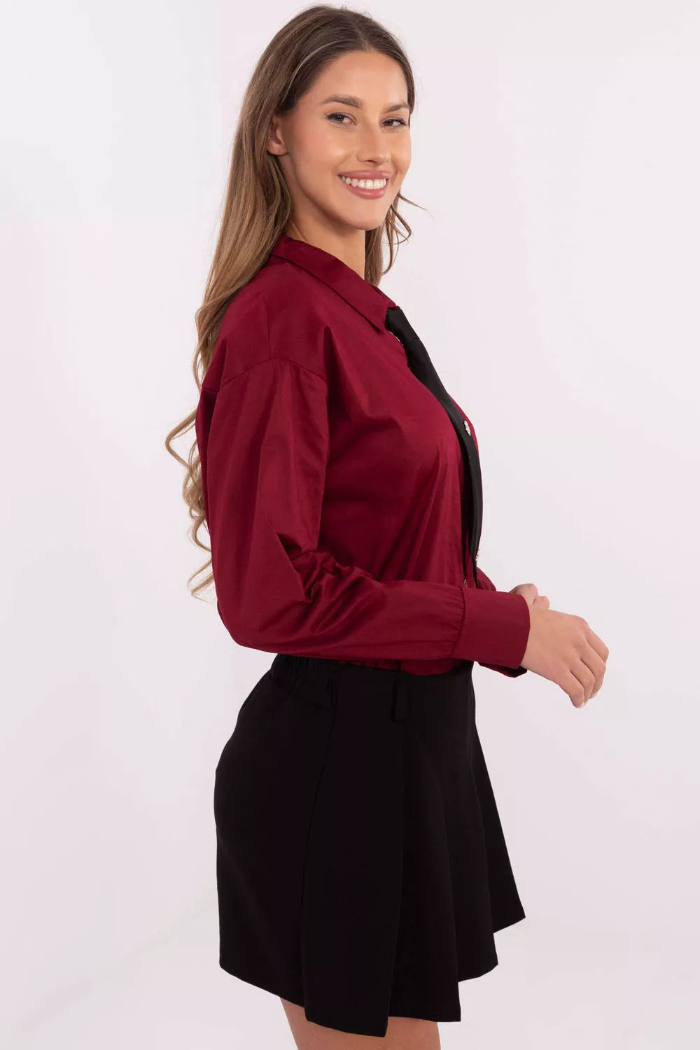Marškiniai ilgomis rankovėmis, modelis 204398, Italy Moda