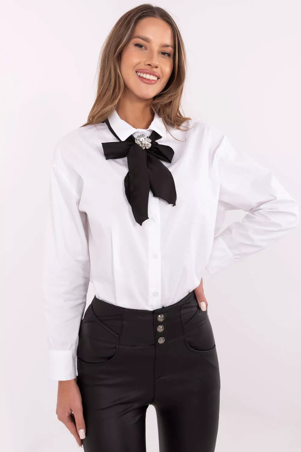 Marškiniai ilgomis rankovėmis, modelis 204400, Italy Moda