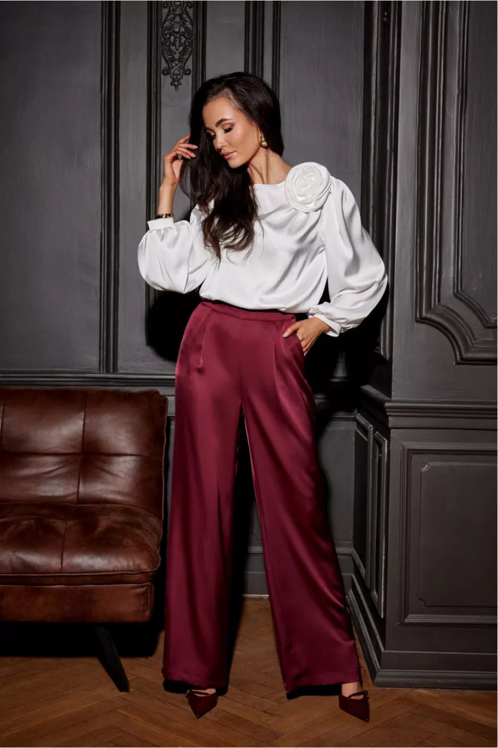 Moteriški kelnės, modelis 204910, „Roco Fashion“