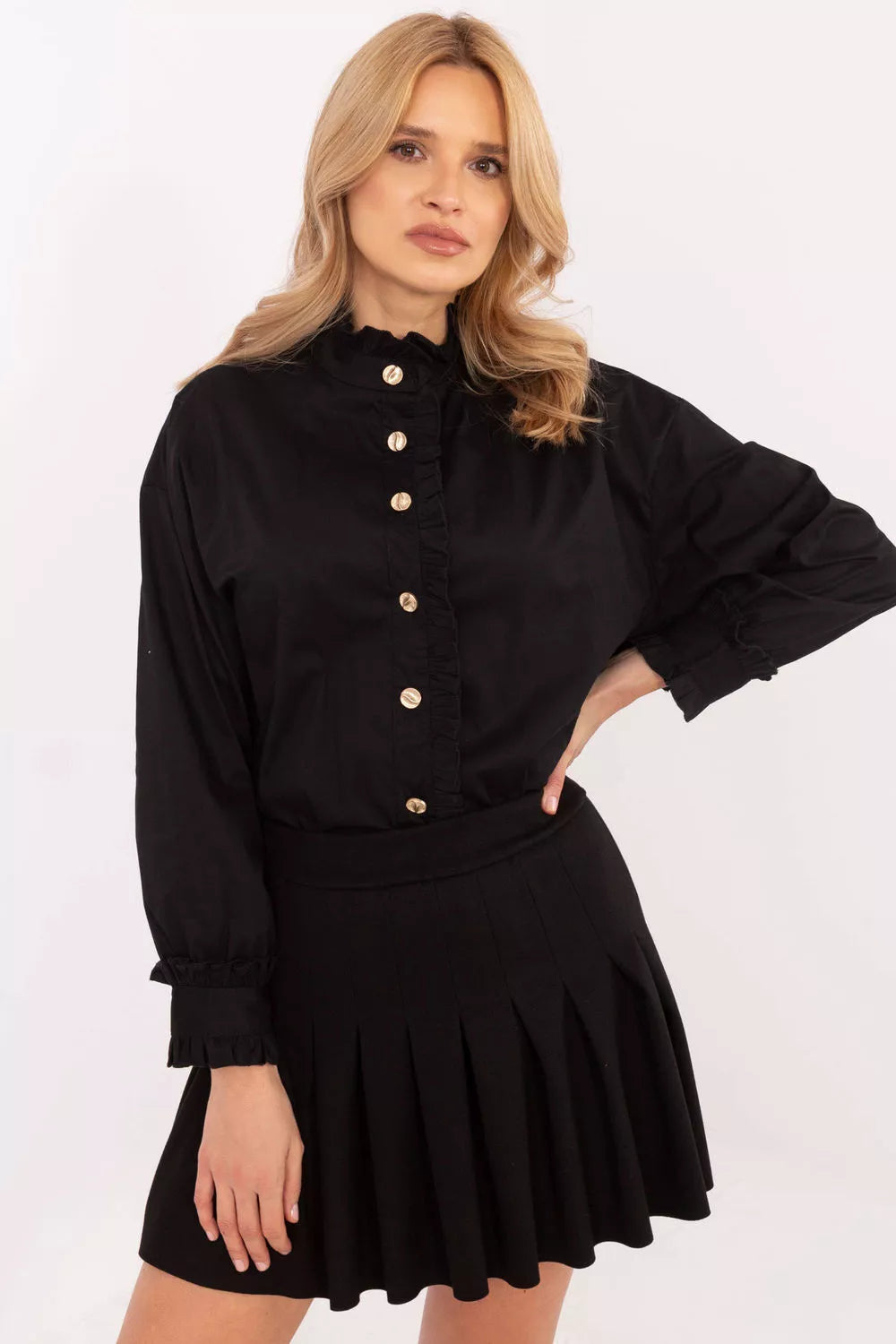 Marškiniai ilgomis rankovėmis, modelis 204969, Italy Moda