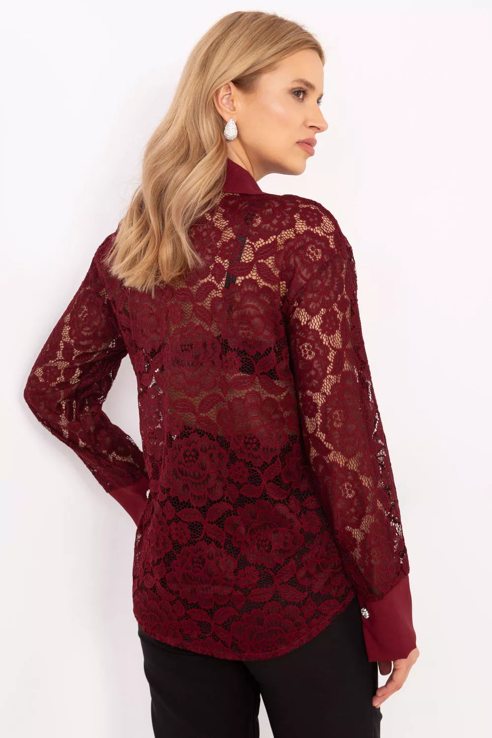 Marškiniai ilgomis rankovėmis, modelis 204971, Italy Moda