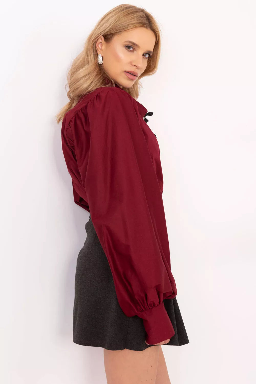 Marškiniai ilgomis rankovėmis, modelis 204973, Italy Moda