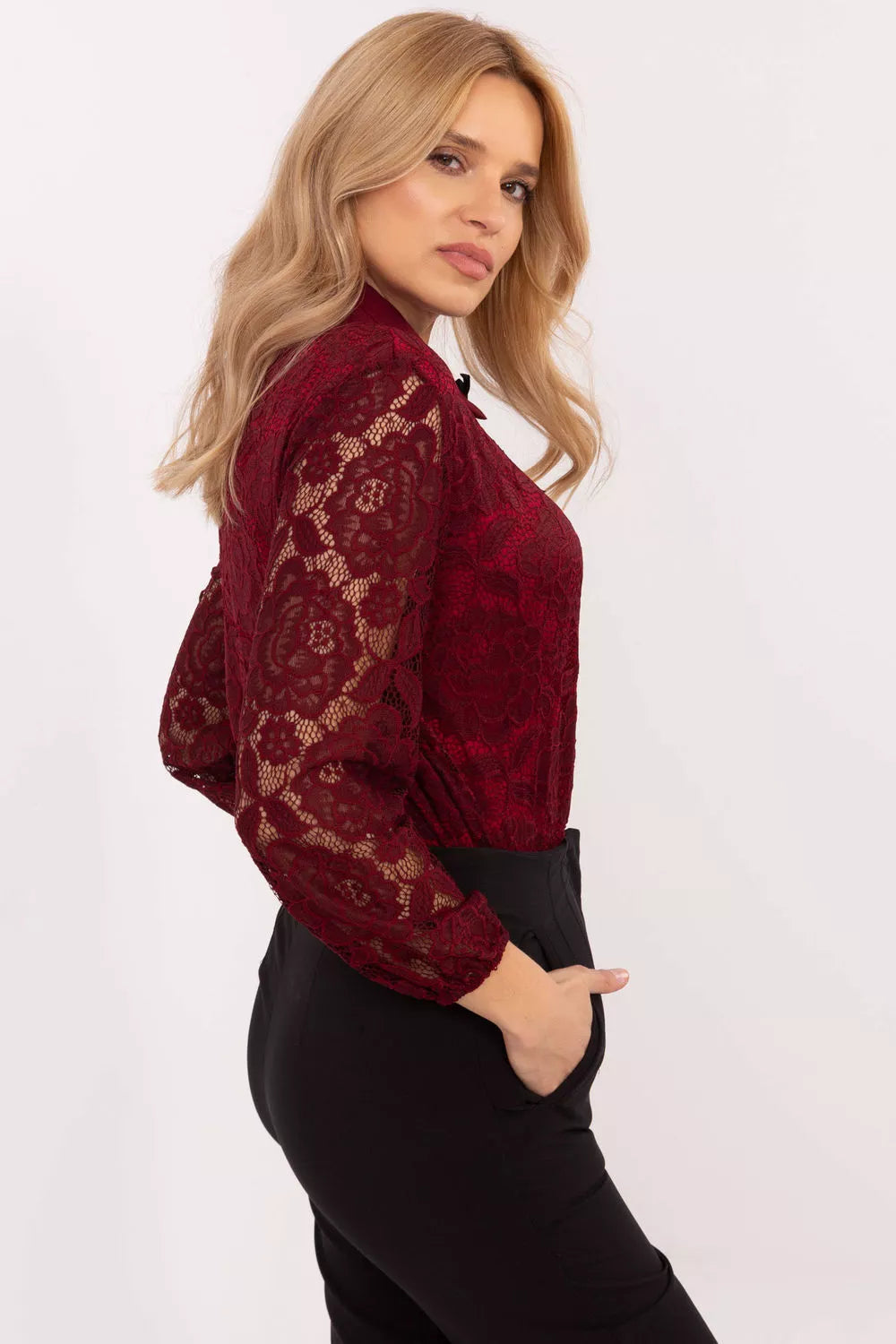 Marškiniai ilgomis rankovėmis, modelis 204980, Italy Moda