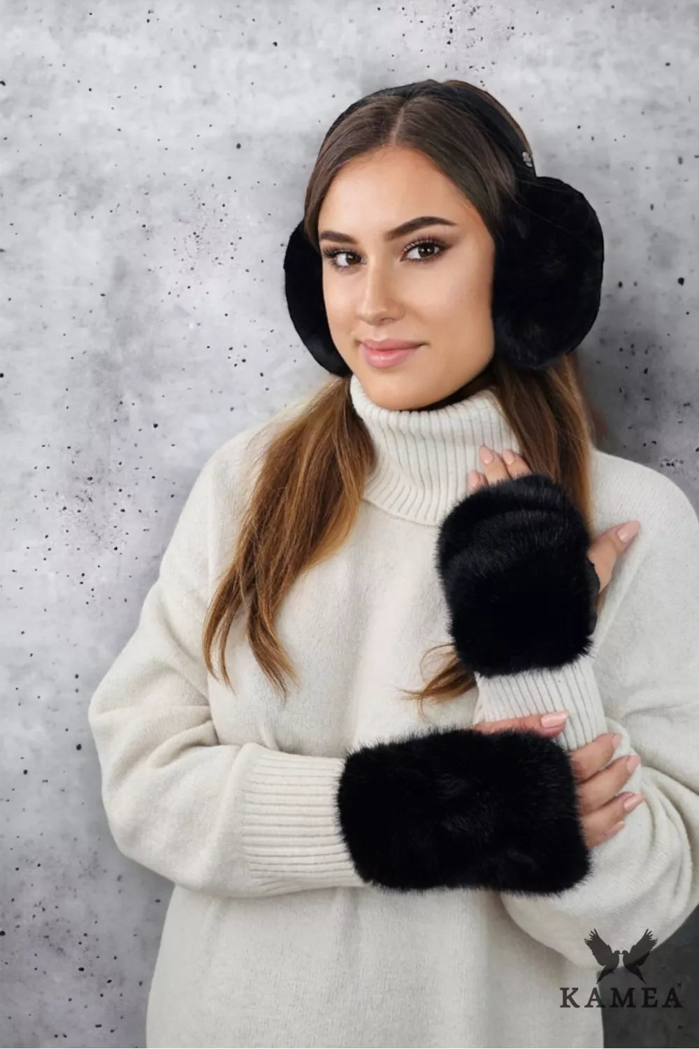 Pirštinės, modelis 205286, Kamea