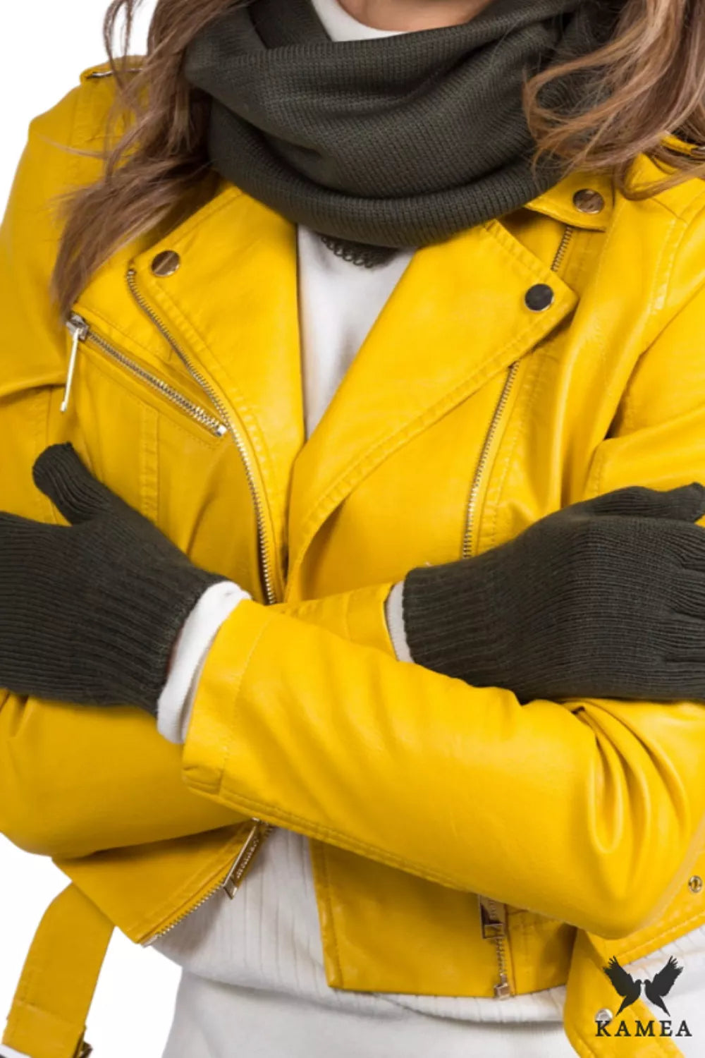 Pirštinės, modelis 205651, Kamea