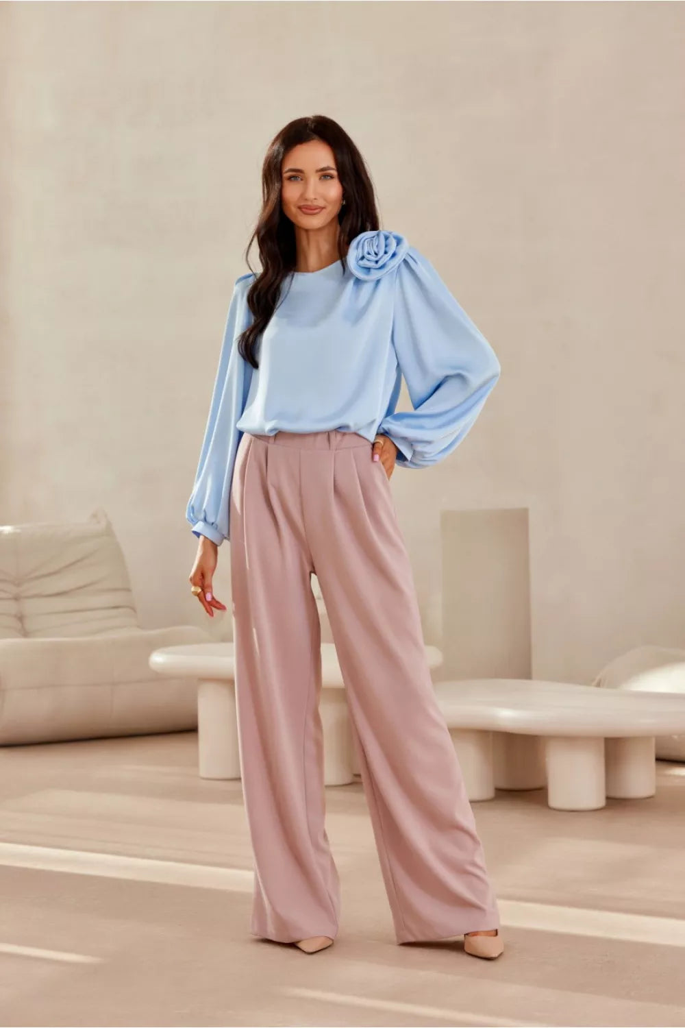 Moteriškos kelnės modelis 206982 Roco Fashion