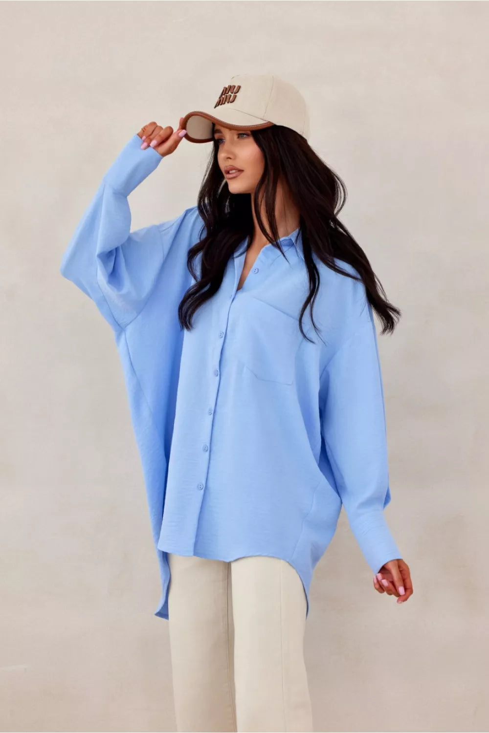 Marškiniai ilgomis rankovėmis, modelis 207002, „Roco Fashion“