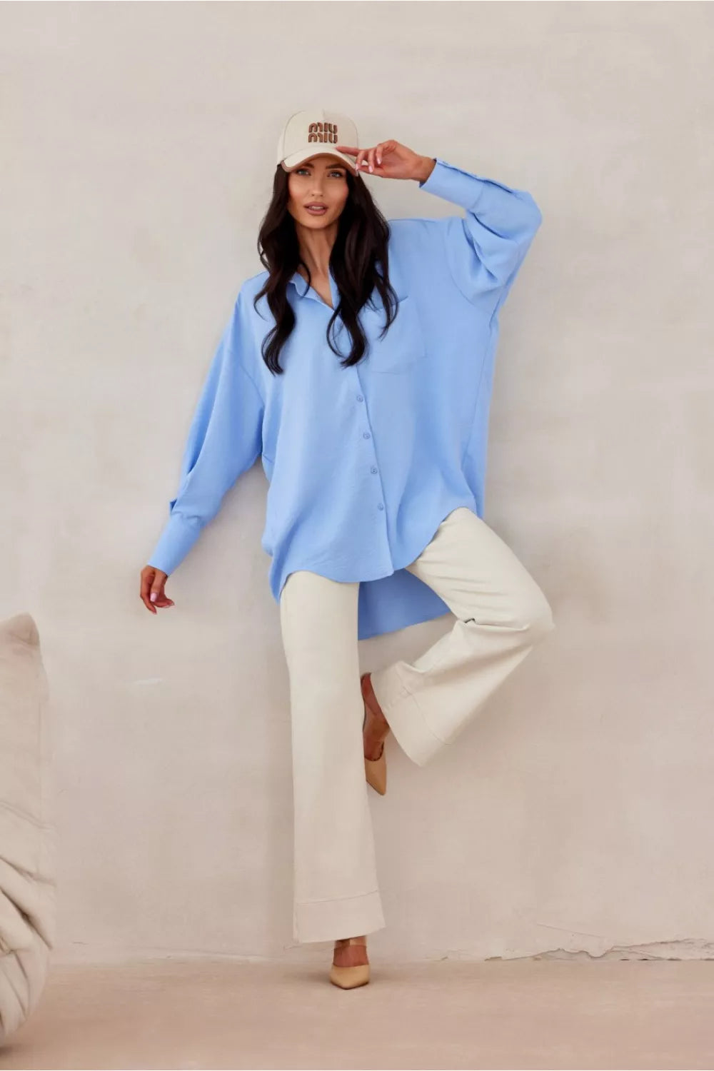 Marškiniai ilgomis rankovėmis, modelis 207002, „Roco Fashion“