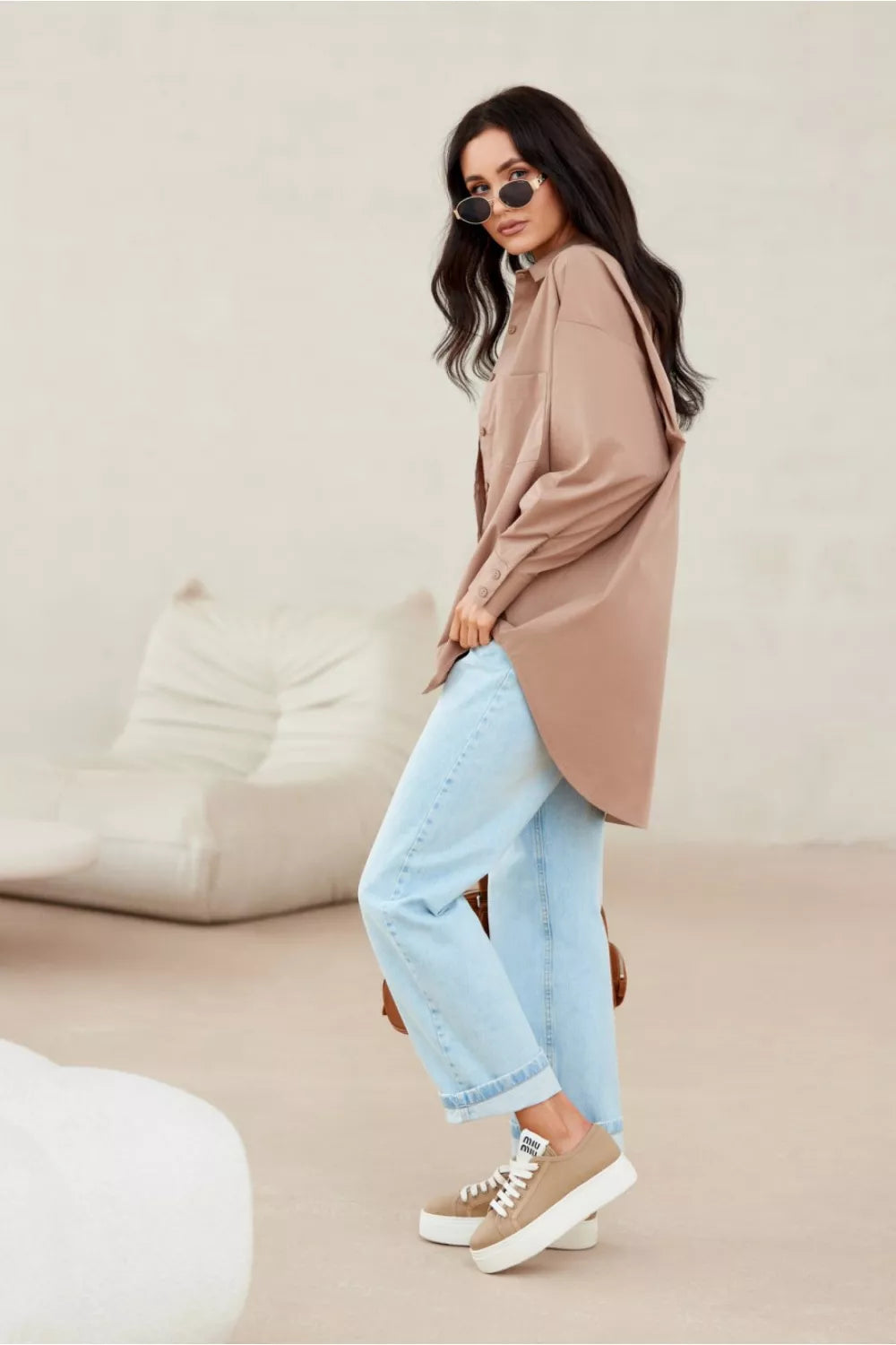 Marškinėliai ilgomis rankovėmis, modelis 207004, Roco Fashion