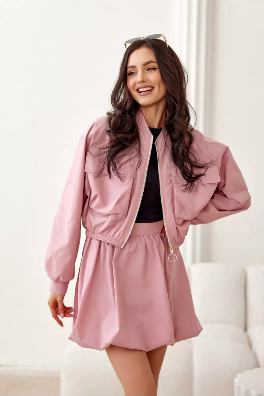 Trumpas sijonas, modelis 208492, „Roco Fashion“