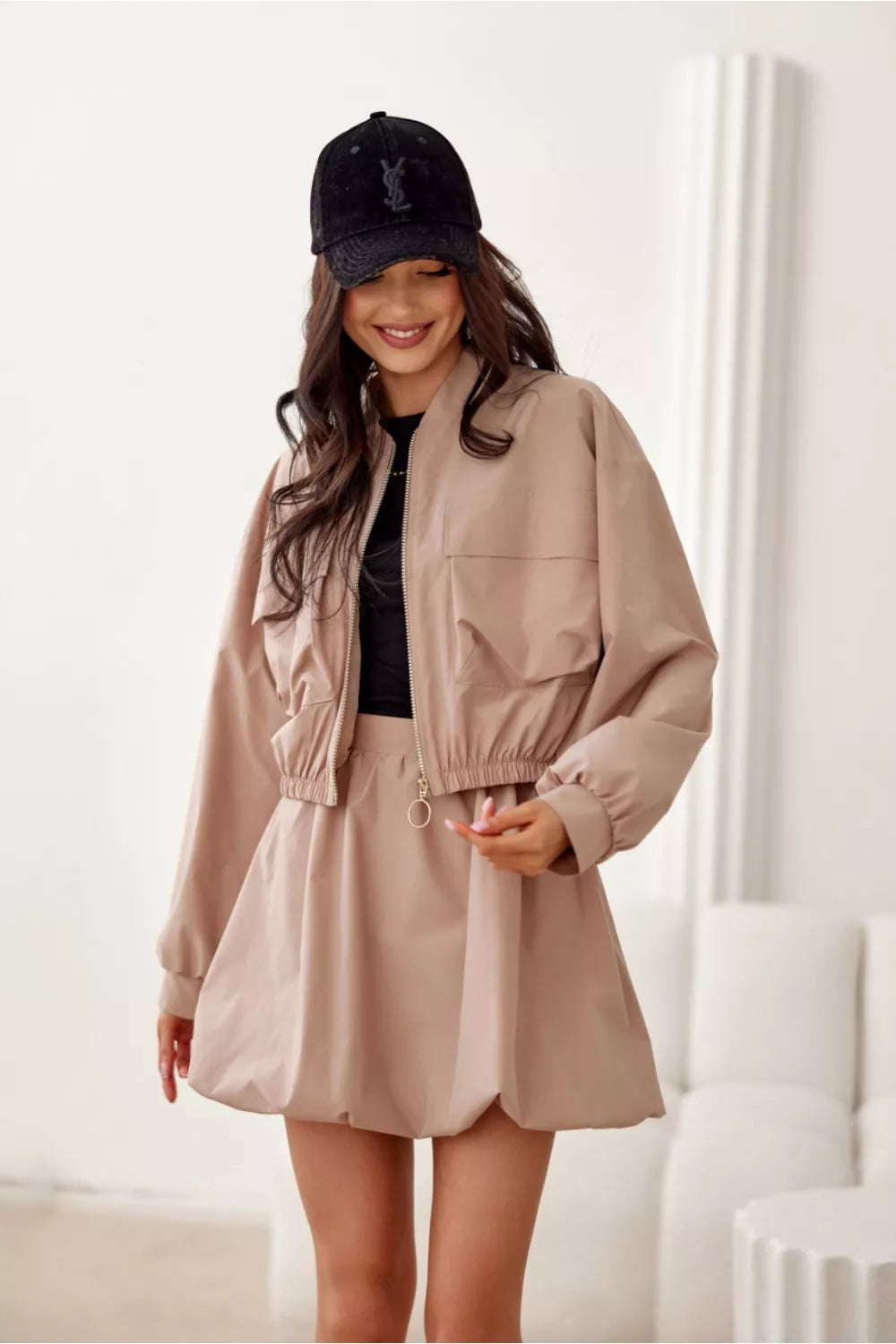 Trumpas sijonas, modelis 208493, „Roco Fashion“