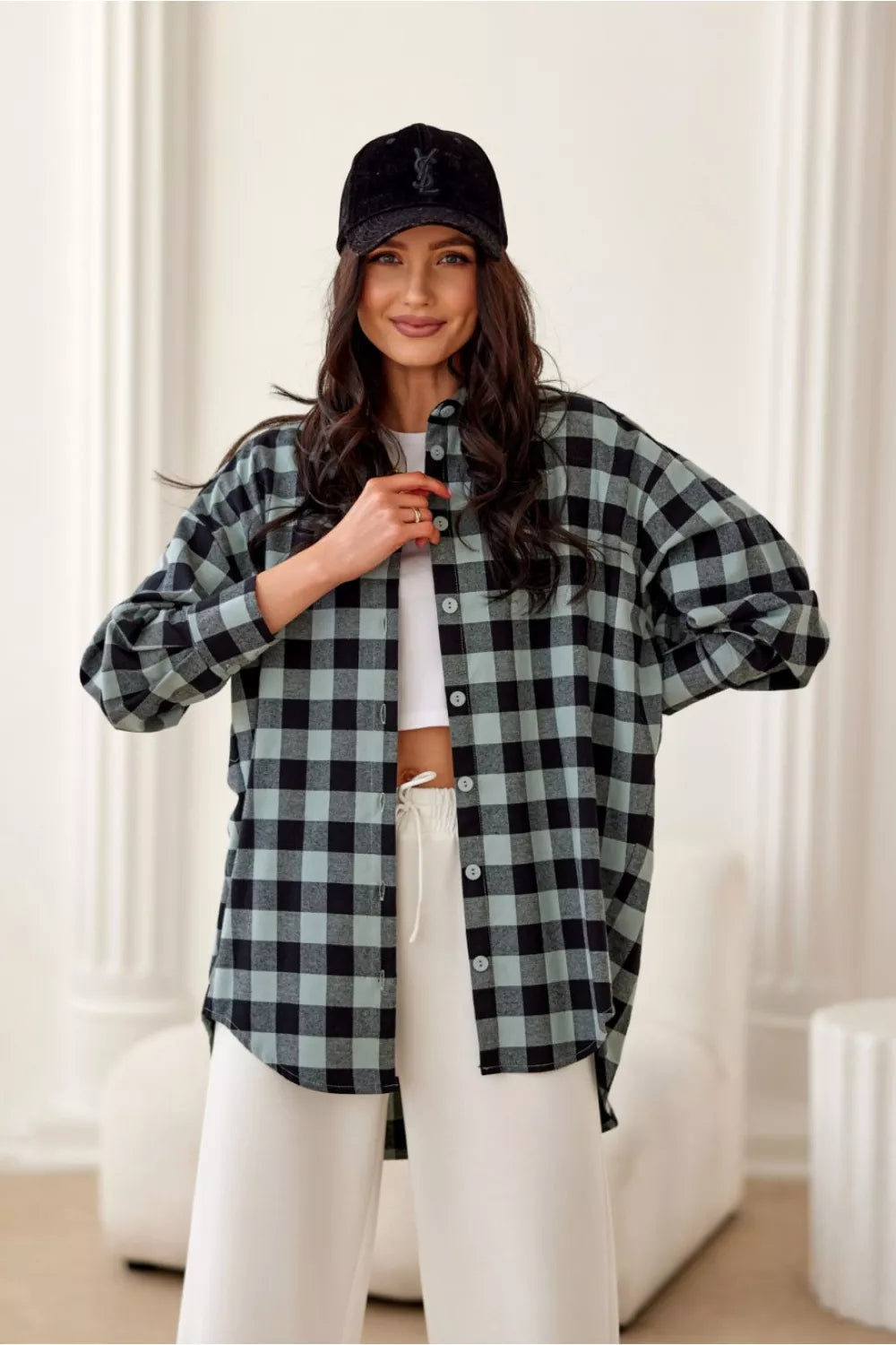 Marškiniai ilgomis rankovėmis, modelis 208507, Roco Fashion