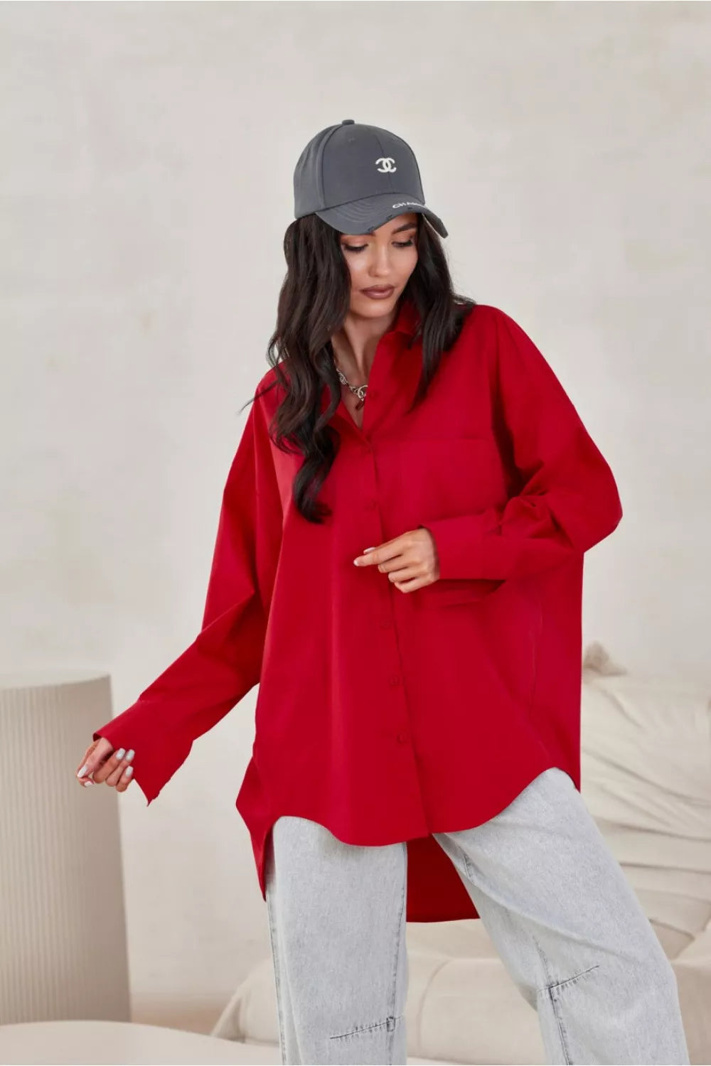 Marškiniai ilgomis rankovėmis, modelis 208509, Roco Fashion