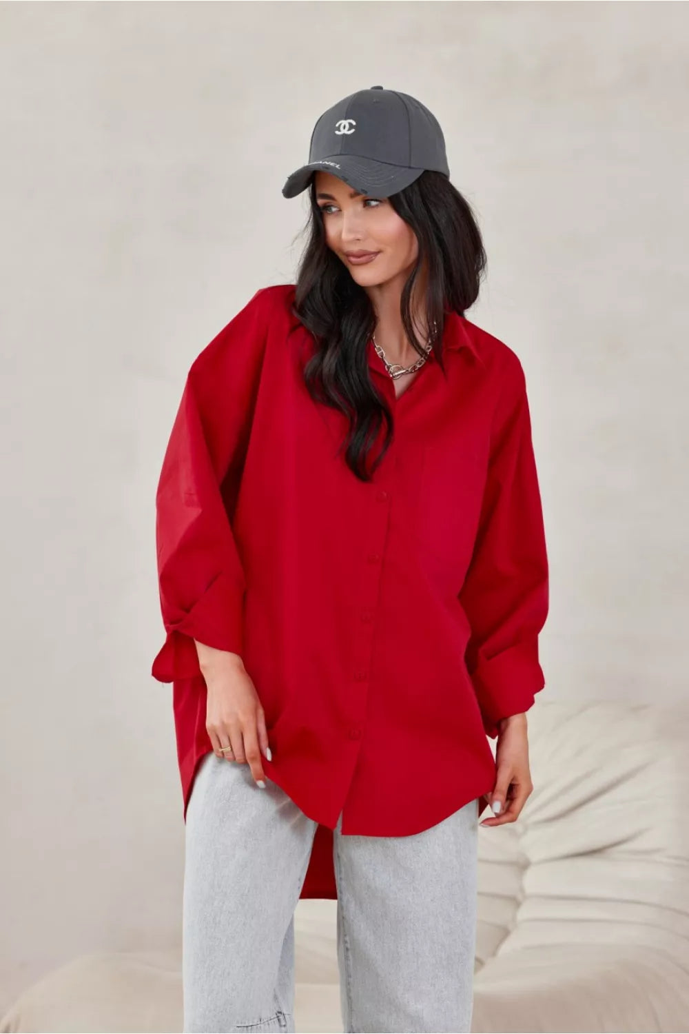 Marškiniai ilgomis rankovėmis, modelis 208509, Roco Fashion