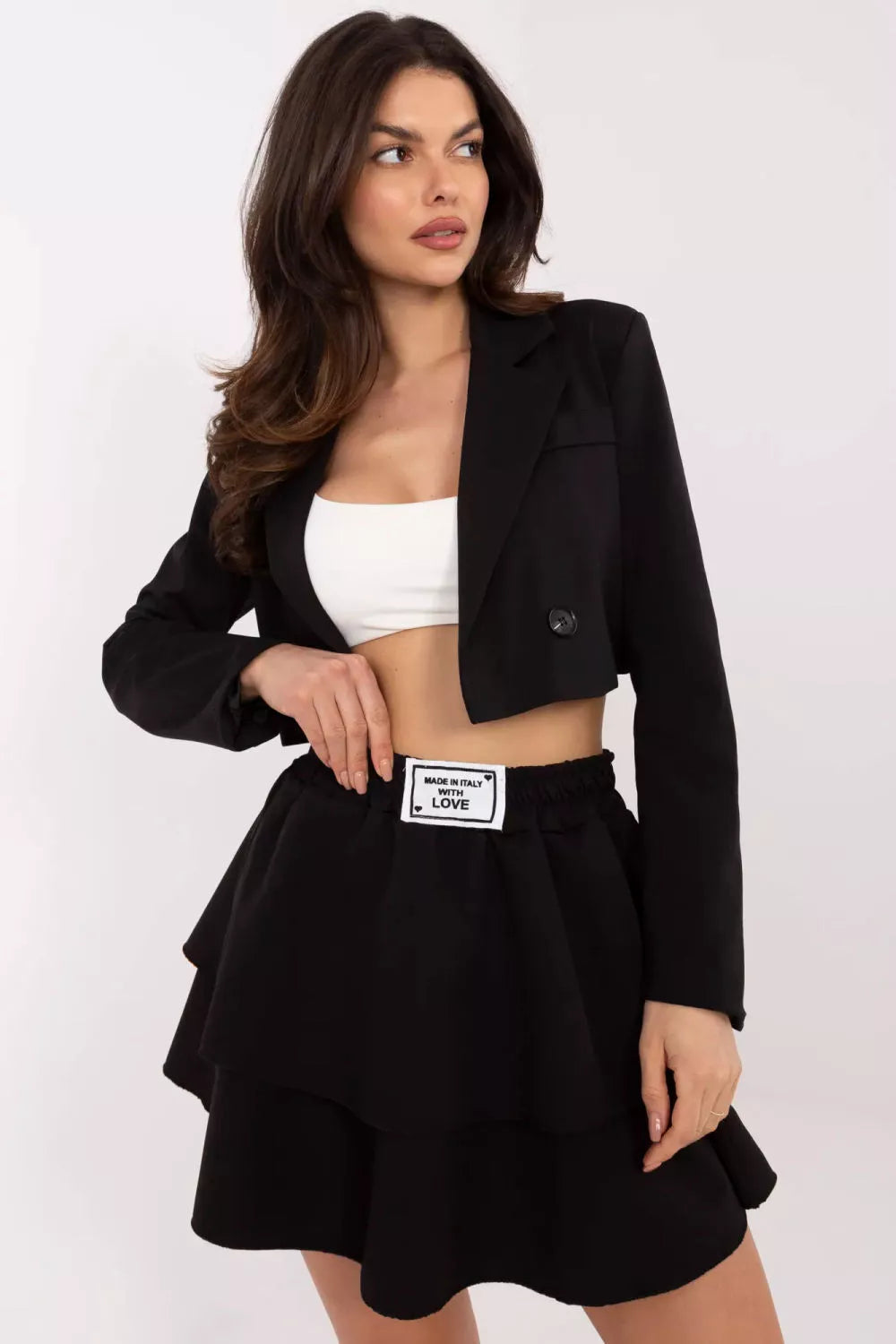 Trumpas sijonas, modelis 209209, Italy Moda